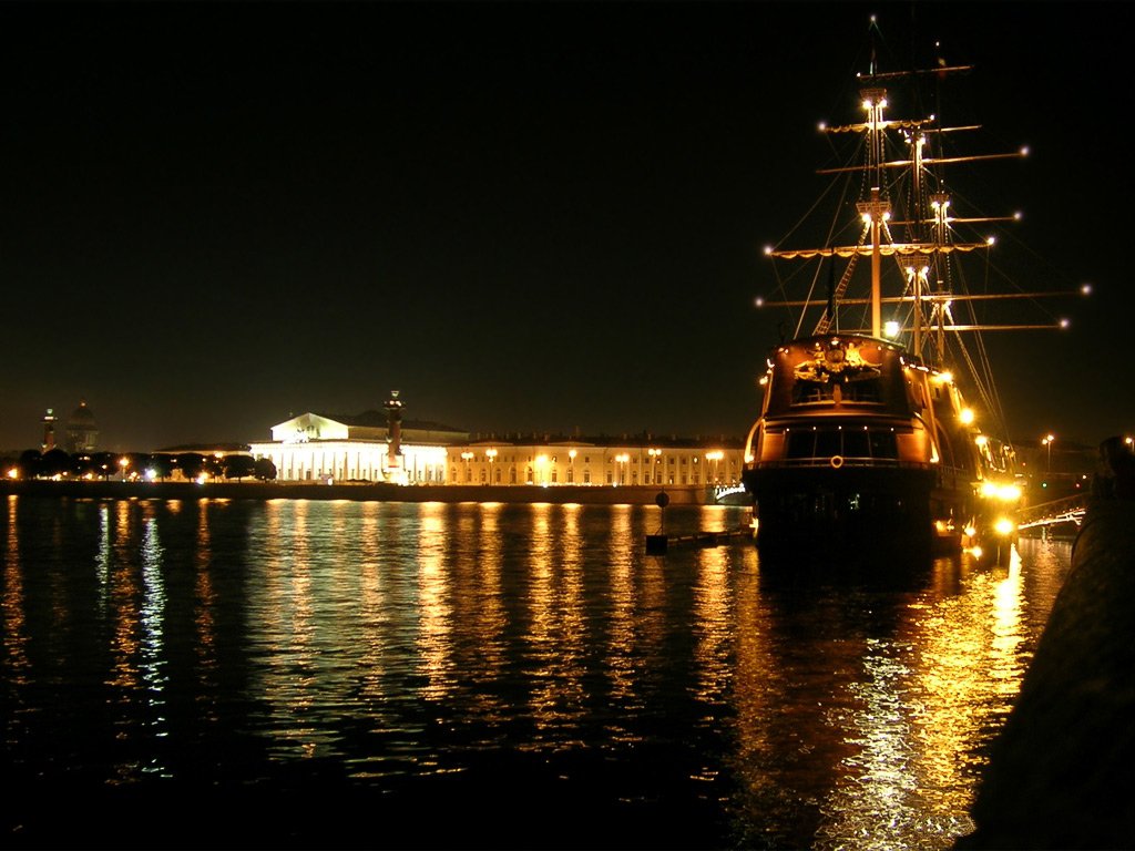 Санкт петербург ночью красивые