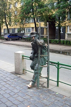 Памятник фонарщику в Санкт-Петребурге