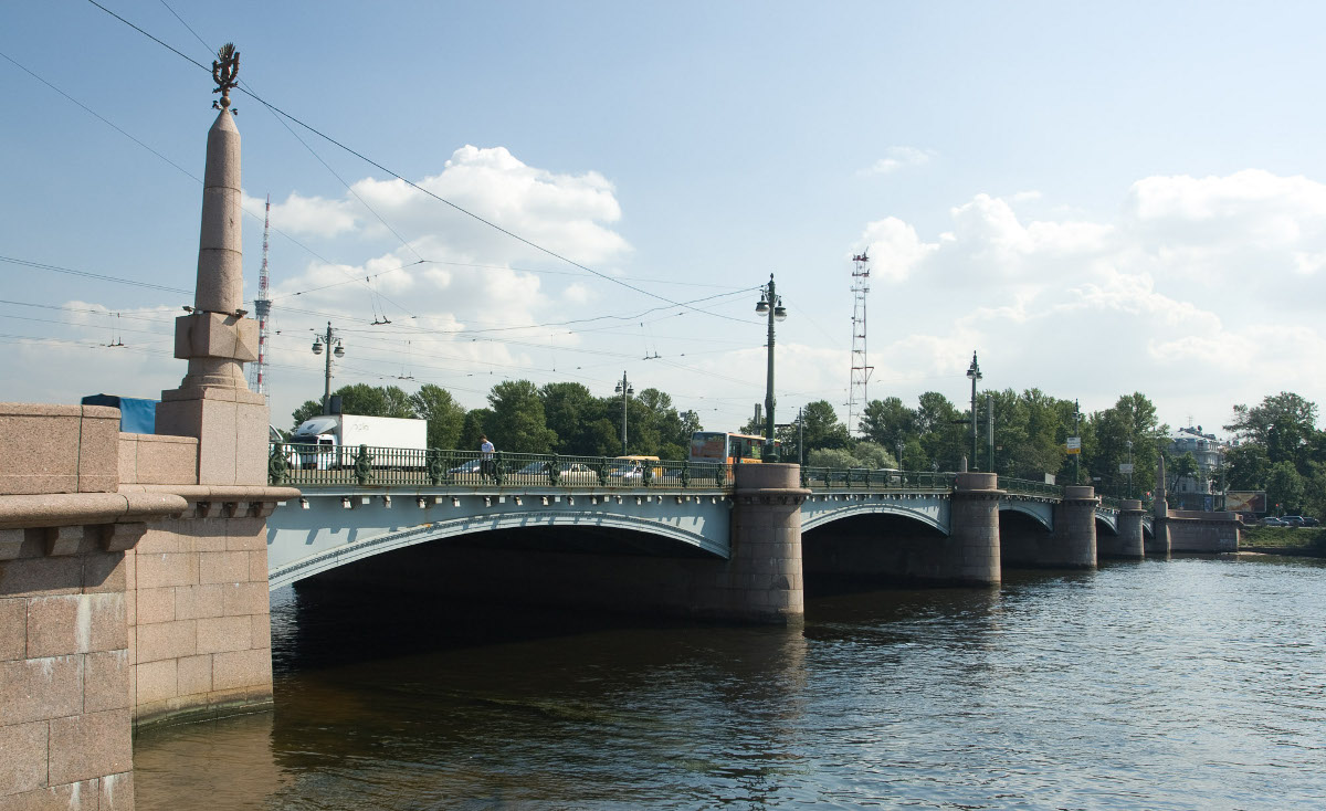 Ушаковский мост в санкт петербурге