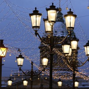 Уличное освещение в Петербурге