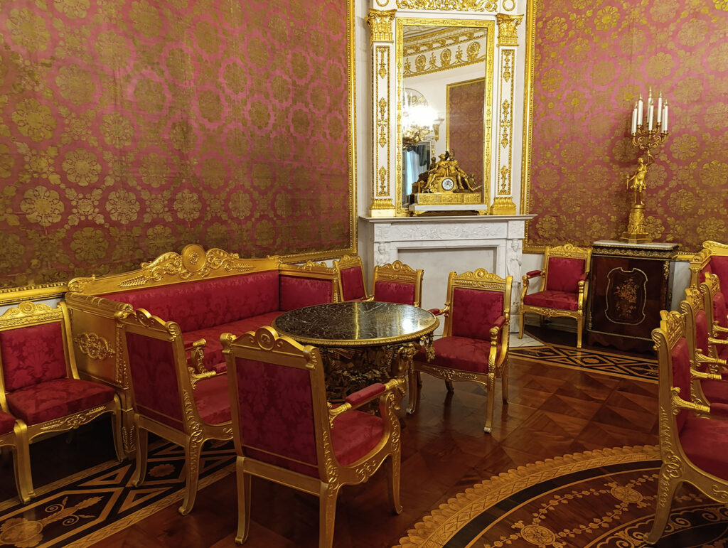 Интерьер Юсуповского дворца в Санкт-Петербурге