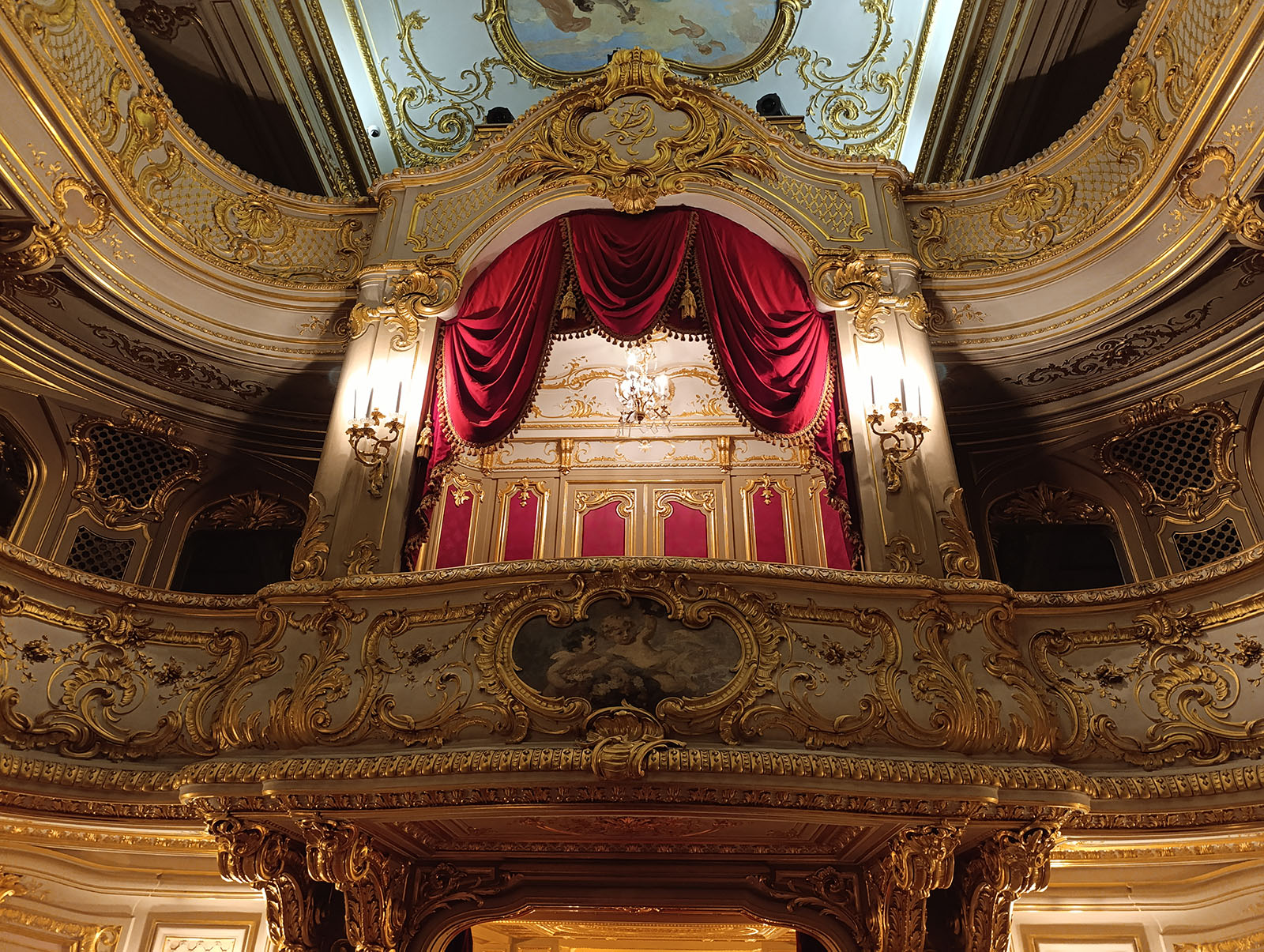 Домашний театр в Юсуповском дворце на Мойке в Санкт-Петербурге