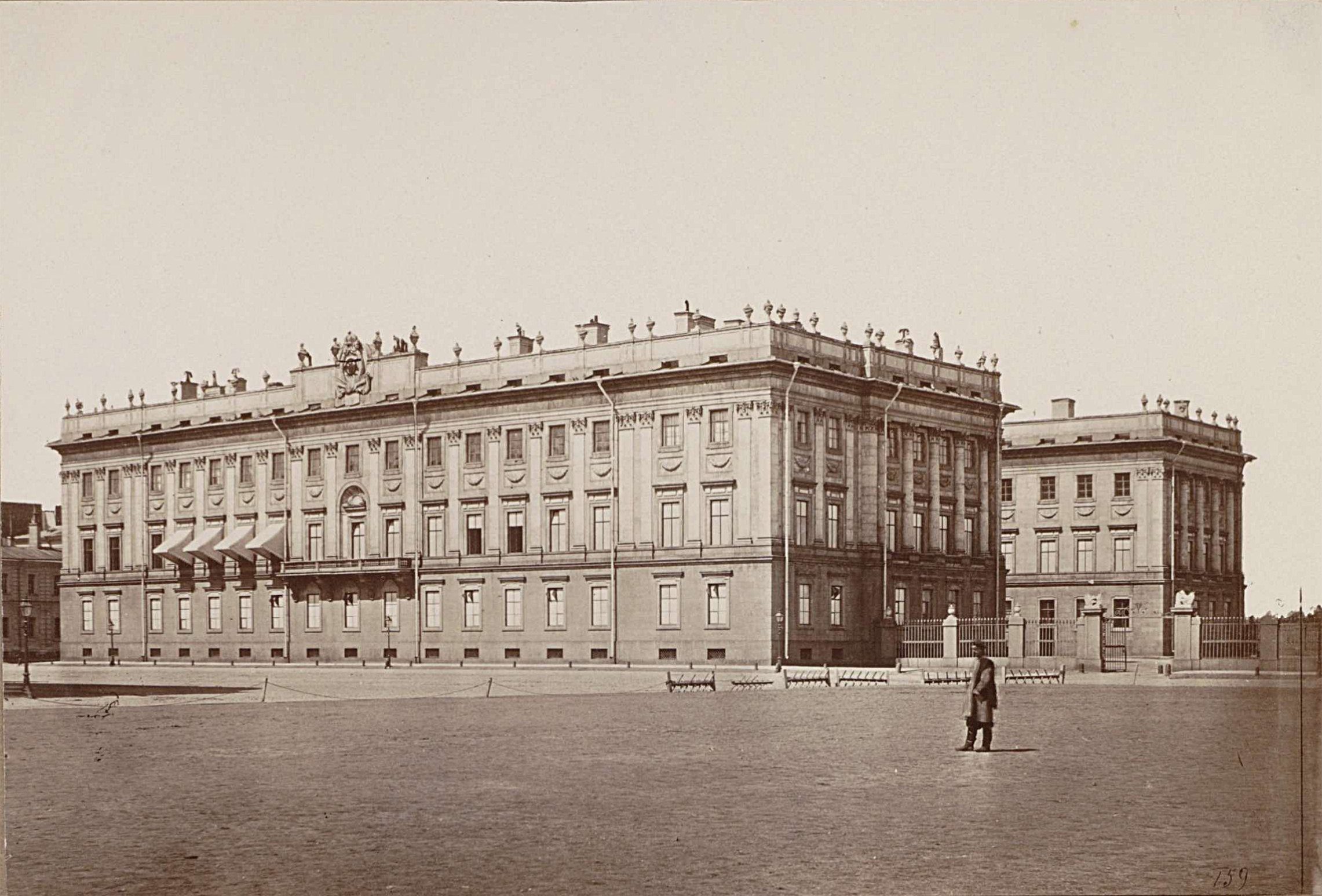 История мраморного дворца, фото 1865-1869