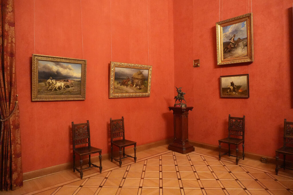 Строгановский дворец внутри