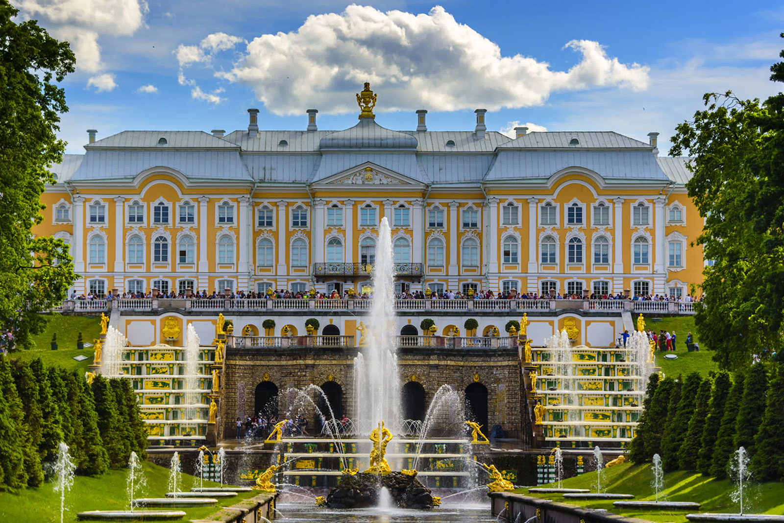Большой Петергофский дворец и Нижний парк