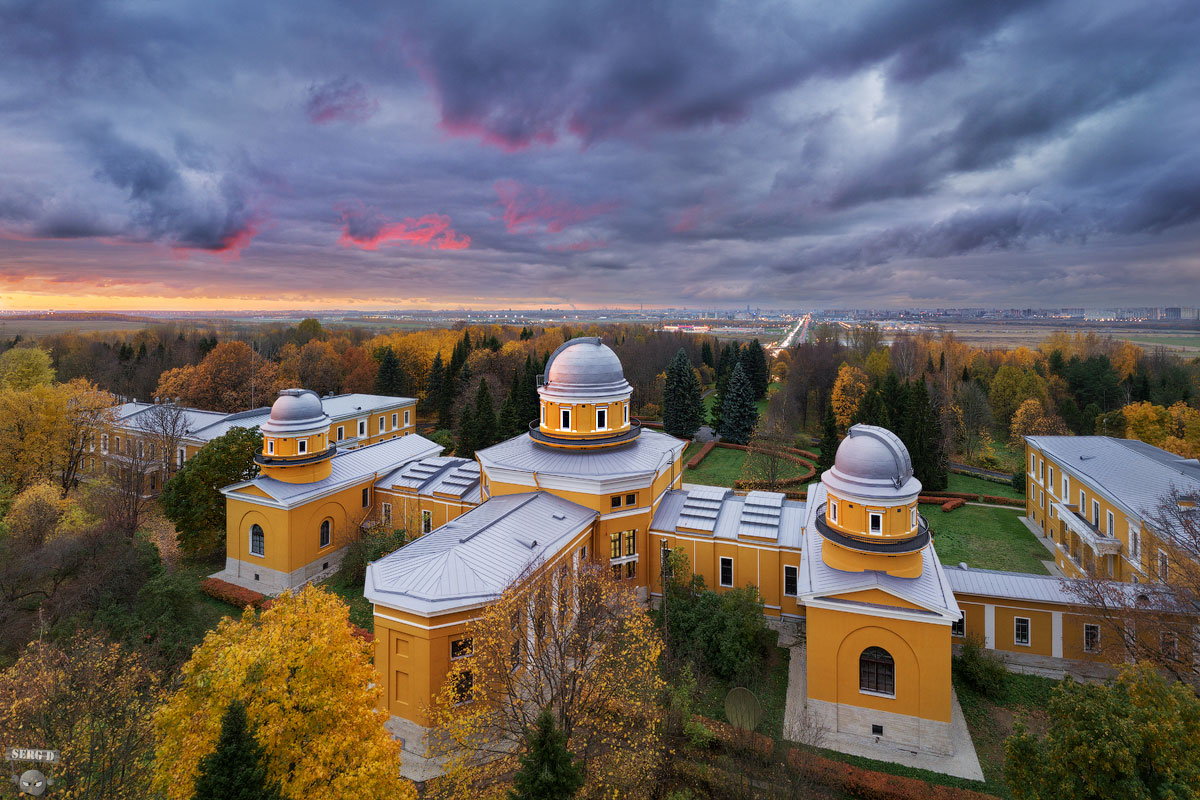 Смотровая площадка на крыше Пулковской обсерватории