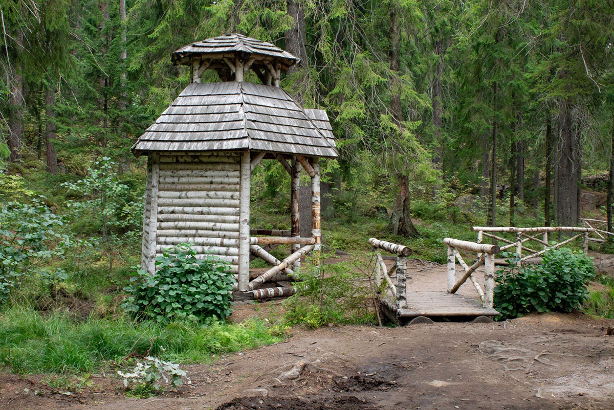 Хижина отшельника в парке Монрепо