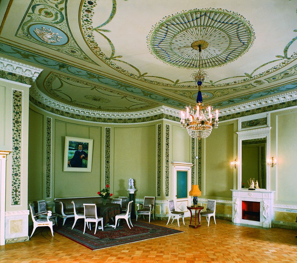 Большая гостиная Феликса Юсупова в дворце на Мойке в Санкт-Петербурге