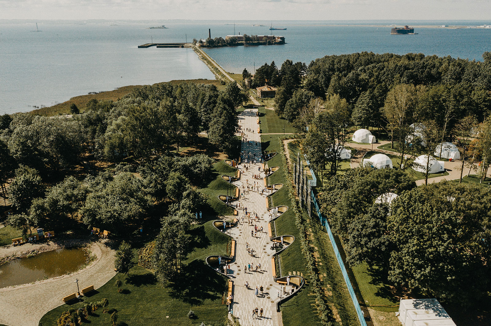 Открытие парка Остров фортов в Кронштадте