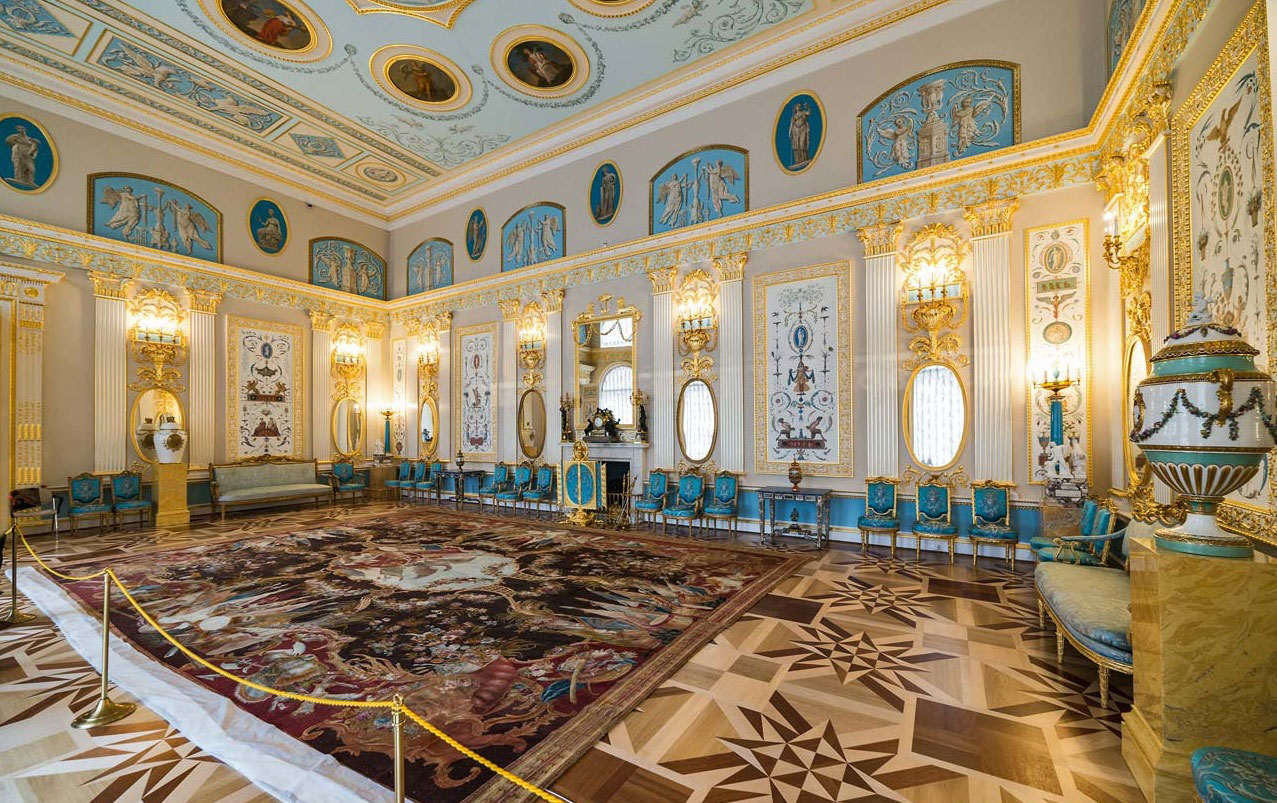 Арабесковый зал в Екатерининском дворце