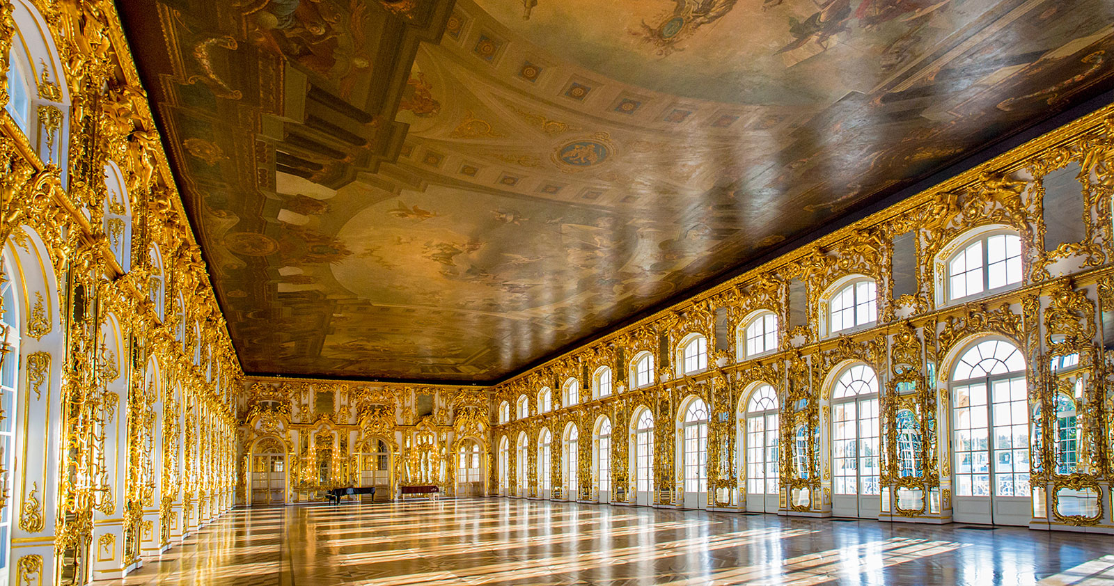 Большой (Тронный) зал Екатерининского дворца