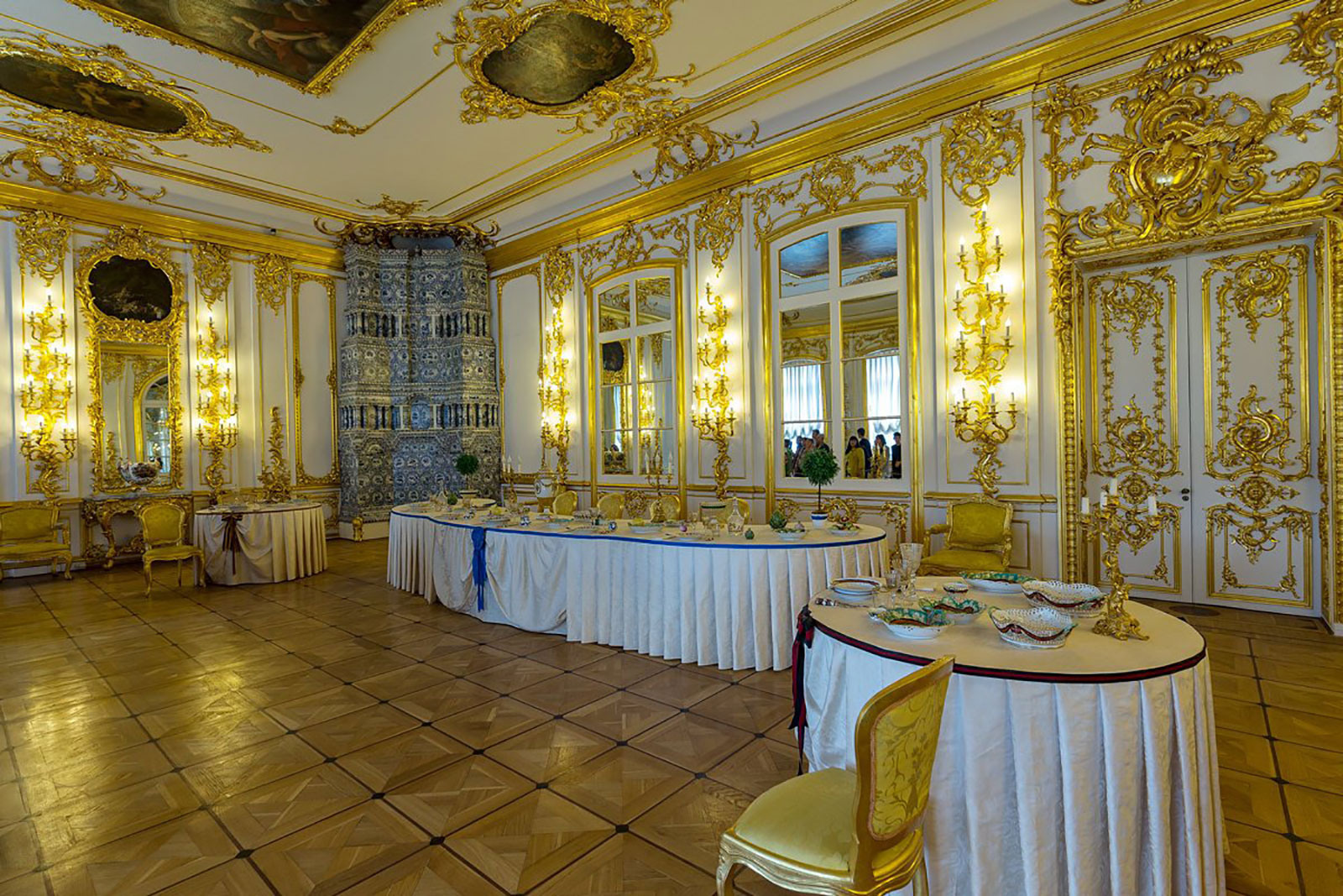 Кавалерская столовая Екатерининского дворца в Царском Селе