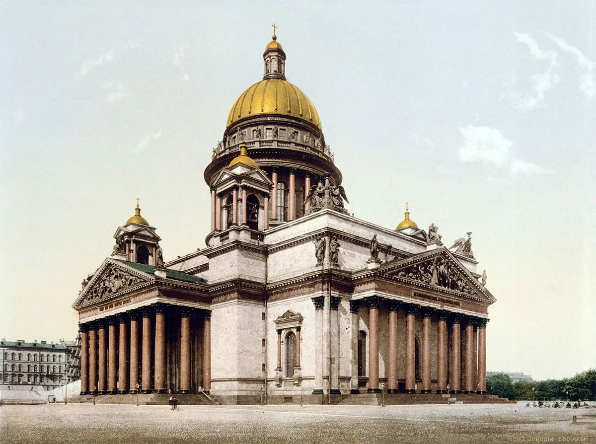Исаакиевский собор в 1896 году