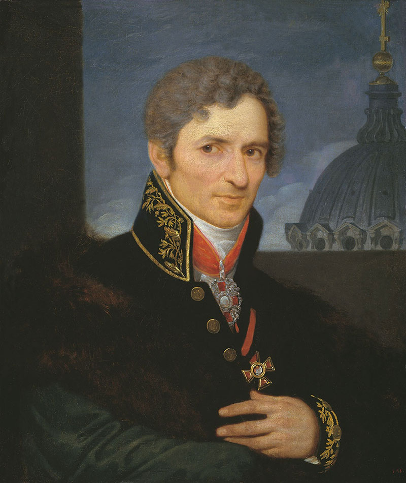 Портрет архитектора Казанского собора Воронихина Андрея Никифоровича, до 1811, неизвестный художник