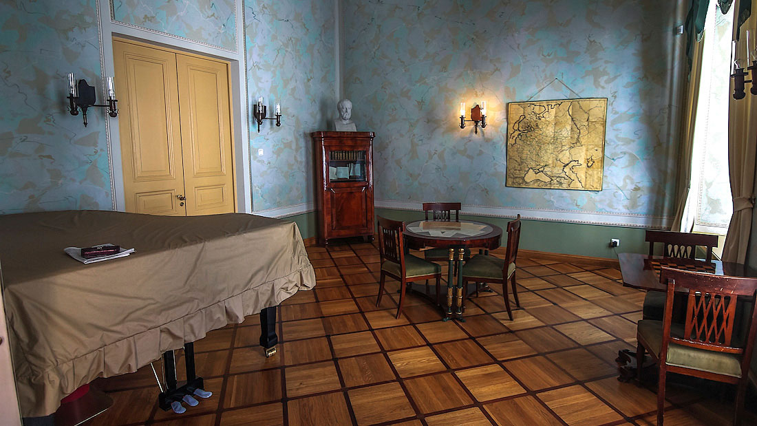 Газетная комната в Пушкинском лицее в Царском Селе