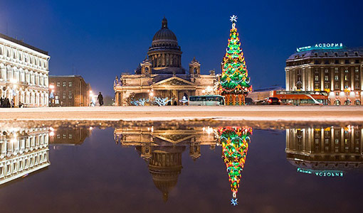 Экскурсия - Санкт-Петербург: когда зажигаются елки