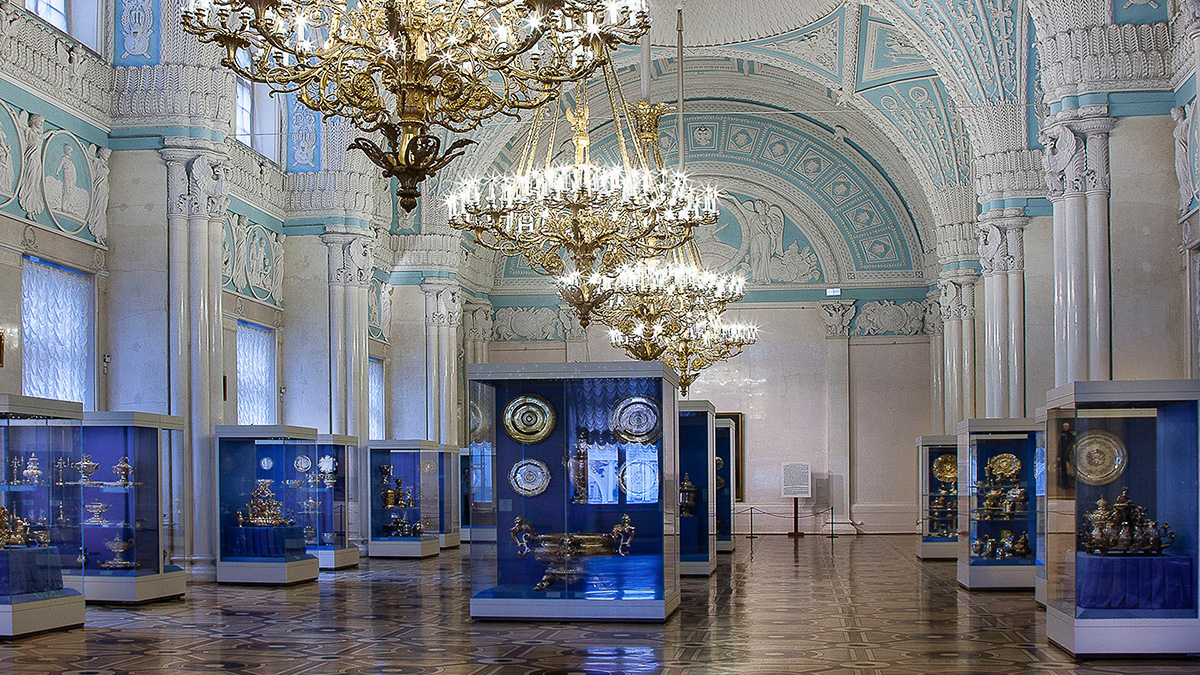 Александровский зал в Эрмитаже Санкт-Петербурга