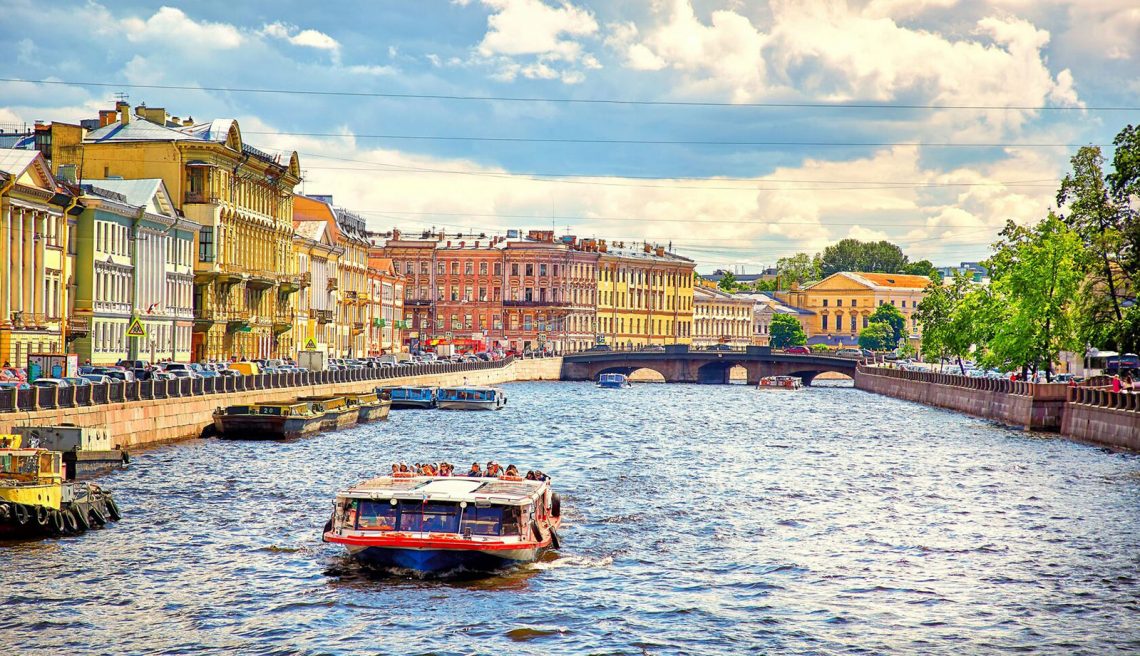 Река Фонтанка в Санкт-Петербурге