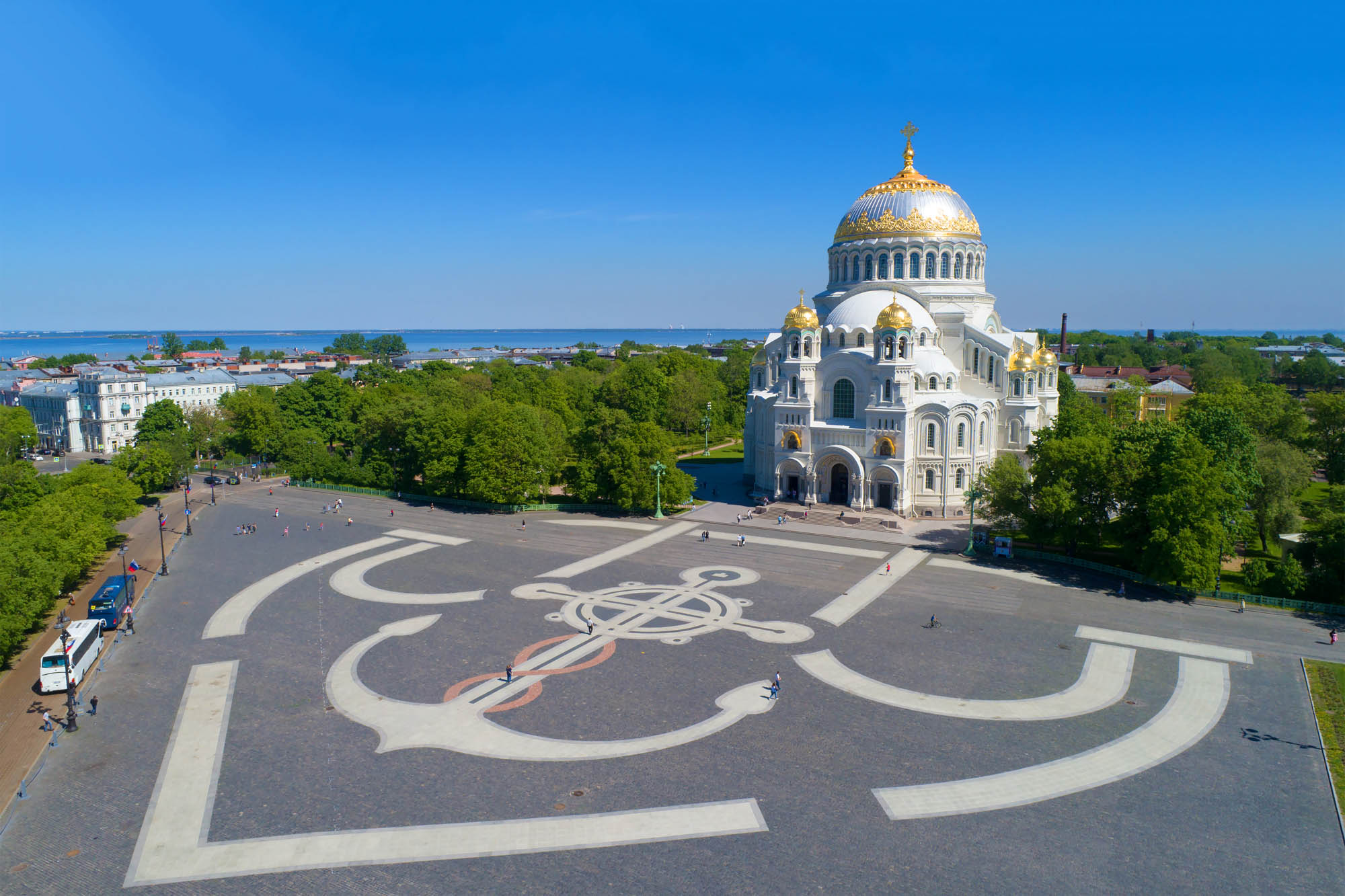 Якорная площадь в Кронштадте