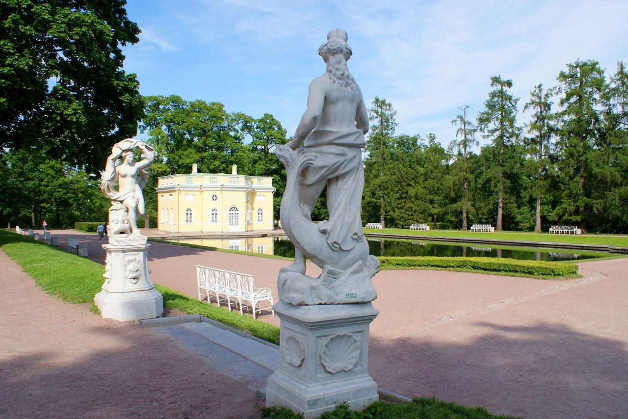 Скульптуры Екатерининского парка в Пушкине