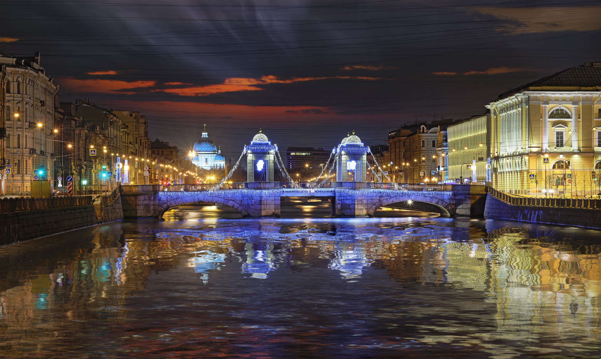 Мост Ломоносова в Санкт-Петербурге
