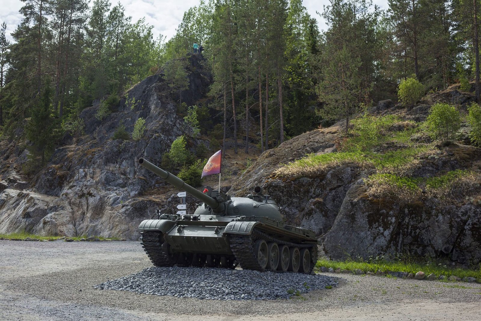 Парк военной техники музея «Гора Филина» в Карелии