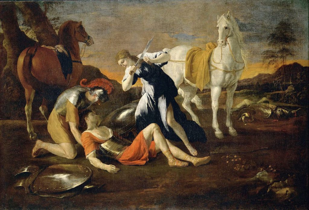 Никола Пуссен, картина «Танкред и Эрминия»