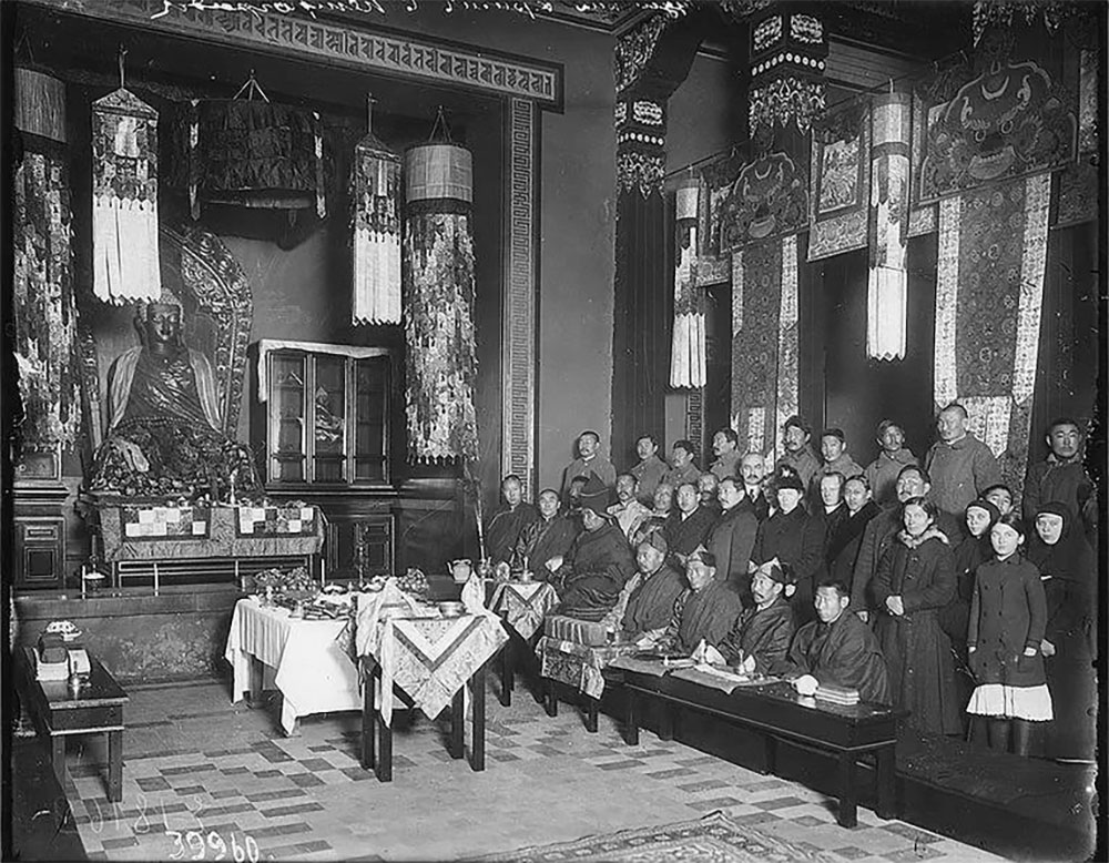 Дацан Гунзэчойнэй, главный алтарный зал, 1926 год