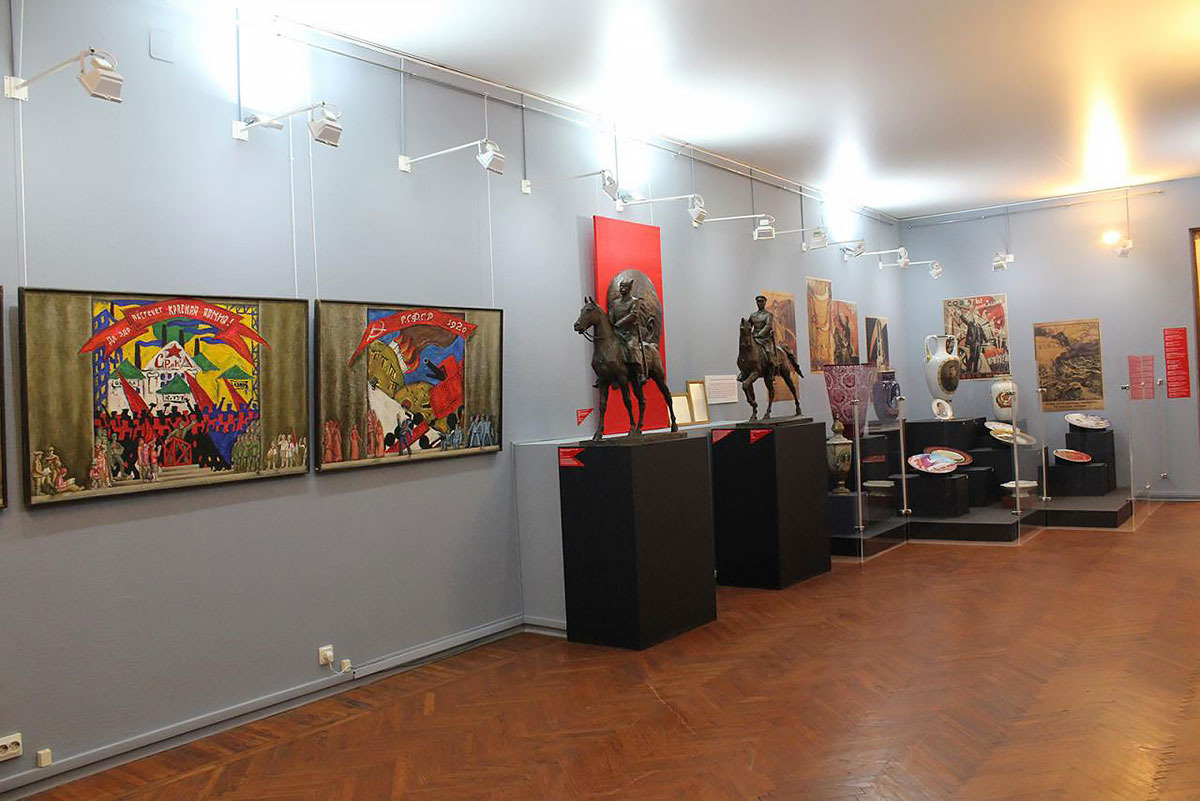 Экспозиция музей истории Санкт-Петербурге в особняке Румянцева 