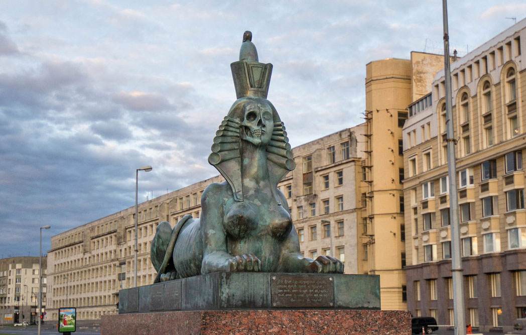 Сфинксы на Воскресенской набережной