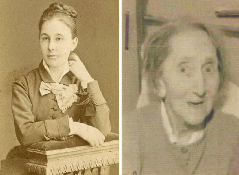 Варвара Петровна Кельх в молодости и в старости