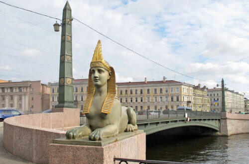 Египетский мост в Санкт-Петербурге