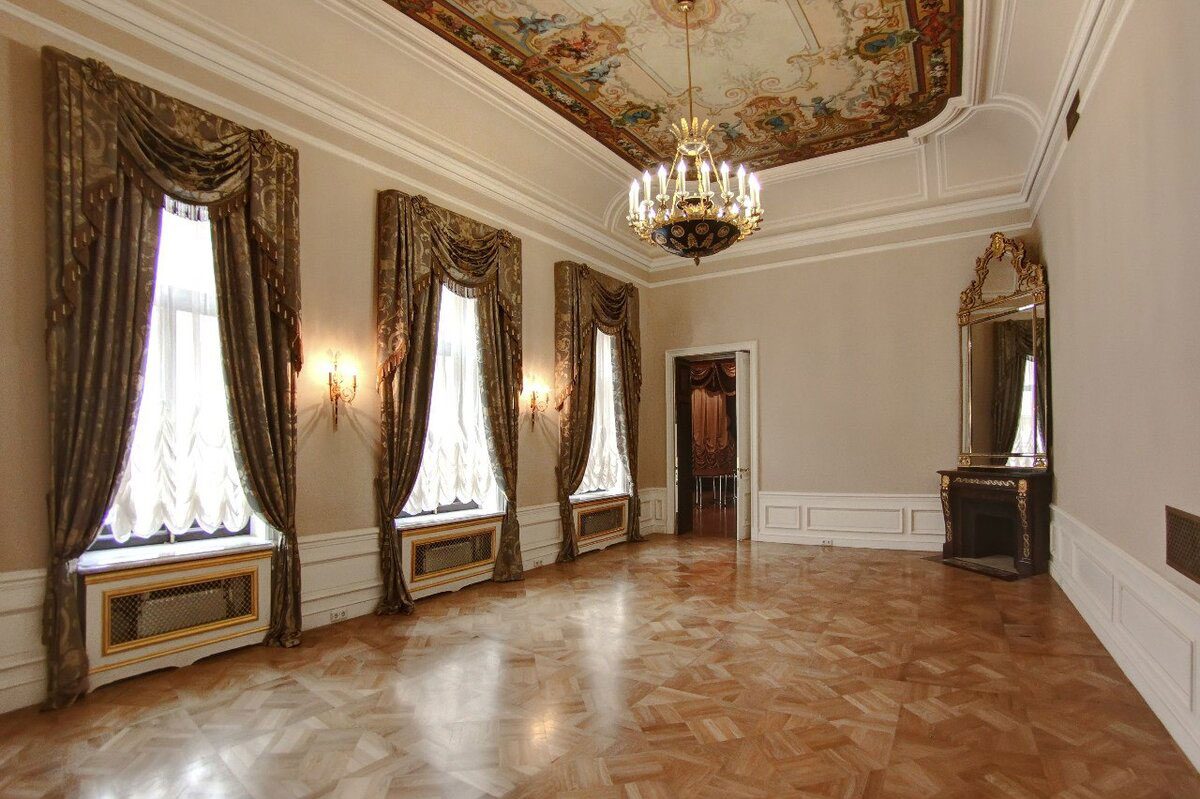 Зал Нарышкиных в особняк Трубецких-Нарышкиных в Санкт-Петербурге
