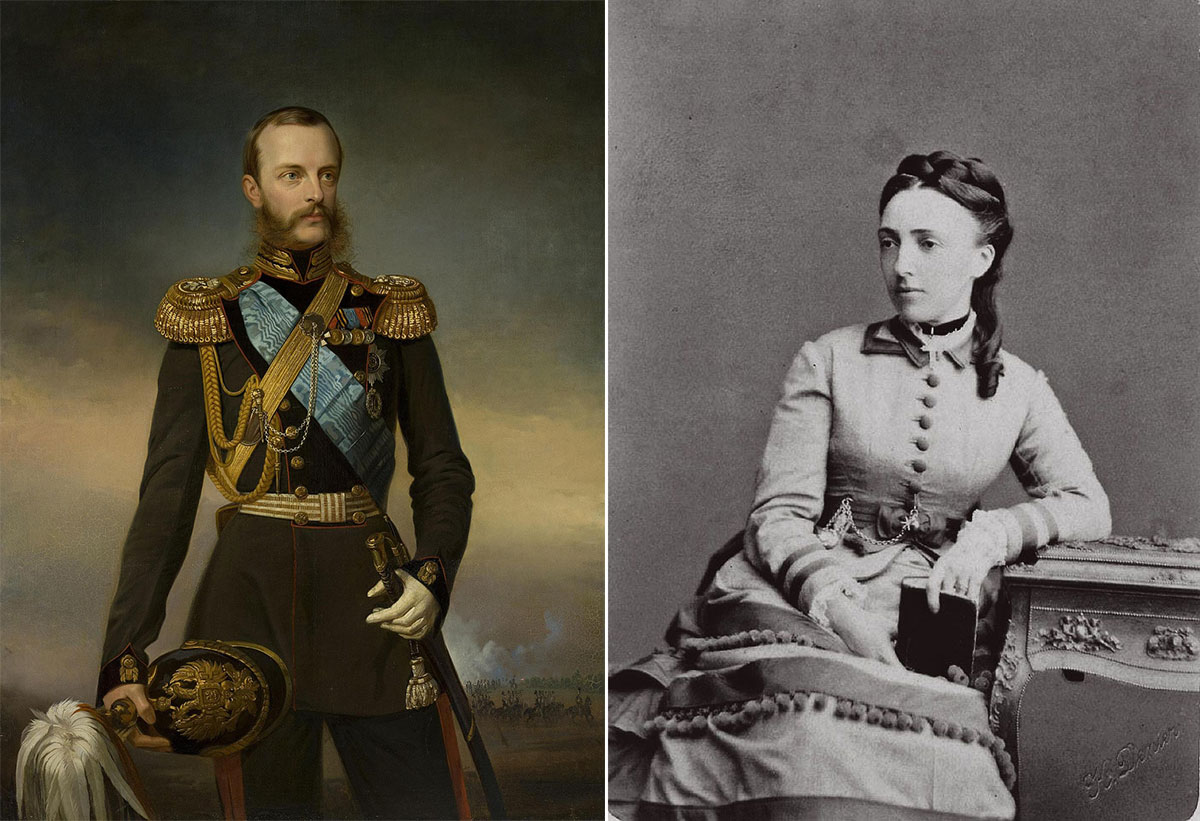 Портрет великого князя Михаила Николаевича и его супруги Ольги Фёдоровны