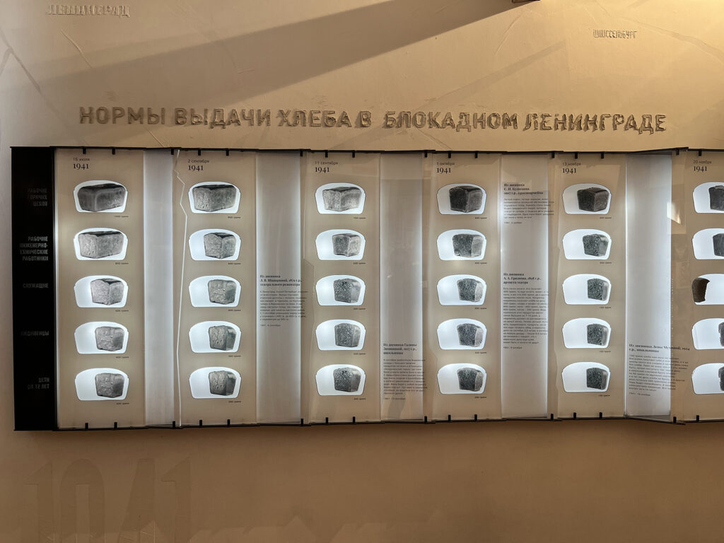 Экспозиция музея хлеба в Санкт-Петербурге